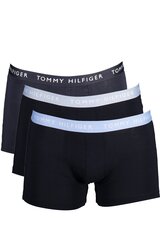 Lühikesed püksid meestele Tommy Hilfiger UM0UM02324, must, 3 tk цена и информация | Мужские боксеры | kaup24.ee