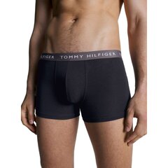 Lühikesed püksid meestele Tommy Hilfiger 79299, 3 tk, must цена и информация | Мужские трусы | kaup24.ee