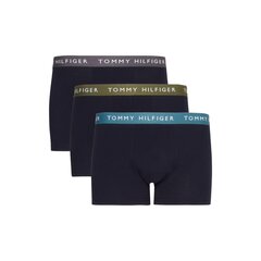 Lühikesed püksid meestele Tommy Hilfiger 79299, 3 tk, must цена и информация | Мужские трусы | kaup24.ee