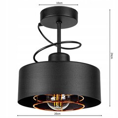 Led-lux ripplamp, must hind ja info | Rippvalgustid | kaup24.ee