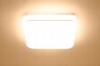 LED laevalgusti, 33x33cm, puldiga, valge hind ja info | Laelambid | kaup24.ee