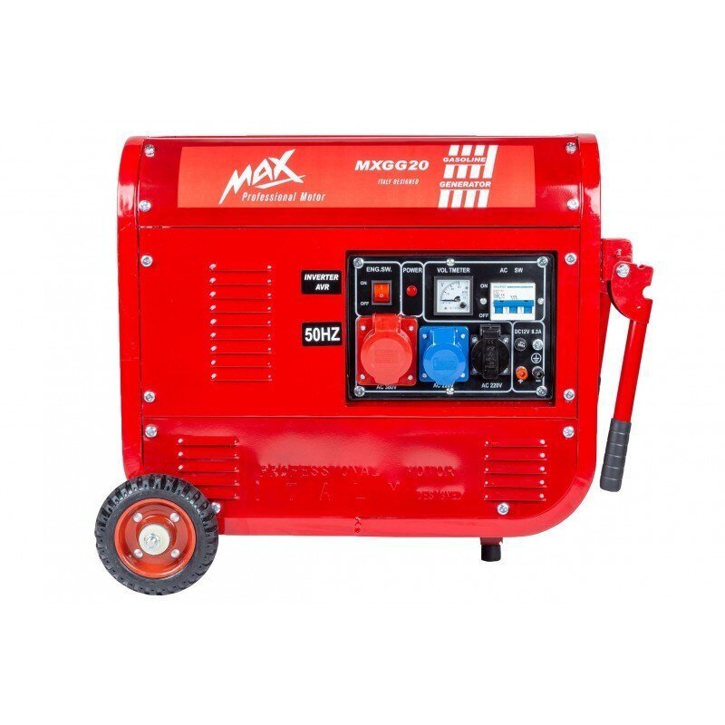 Generaator 2500W Avr 2,5KW MXGG20 Max hind ja info | Generaatorid | kaup24.ee