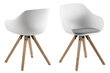 2 tooli komplekt Tina, valge/pruun hind ja info | Söögitoolid, baaritoolid | kaup24.ee