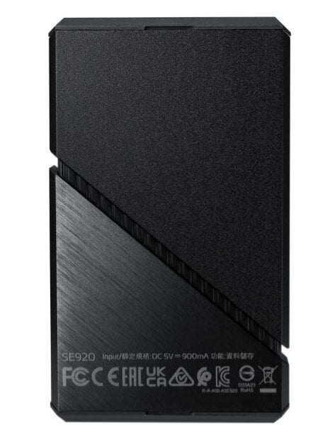 Adata SE920 (SE920-4TCBK) цена и информация | Välised kõvakettad (SSD, HDD) | kaup24.ee