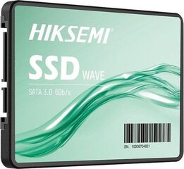 Hiksemi Wave (S) (HS-SSD-WAVE(S)(STD)/480G/SATA/WW) цена и информация | Внутренние жёсткие диски (HDD, SSD, Hybrid) | kaup24.ee