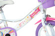 Tüdrukute jalgratas Bimbo Bike 14", valge/lilla hind ja info | Jalgrattad | kaup24.ee