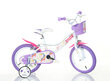 Tüdrukute jalgratas Bimbo Bike 16", valge hind ja info | Jalgrattad | kaup24.ee