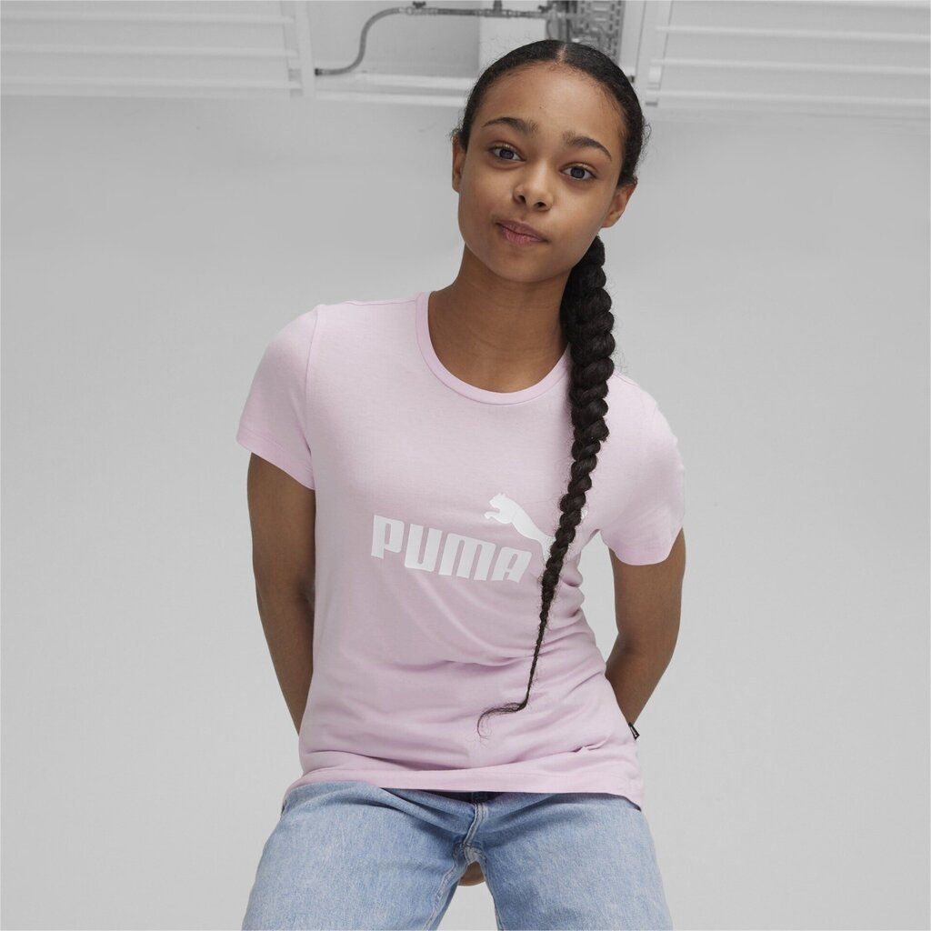 T-särk tüdrukutele Puma 587029*60, lilla цена и информация | Tüdrukute särgid | kaup24.ee
