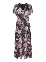 Vero Moda женское платье 10267636*02, черный/розовый 5715602860765 цена и информация | Платья | kaup24.ee