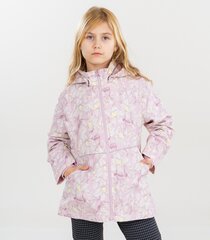 Детская куртка Name It 13225082*01, серо-розовая/белая, 5715504437218 цена и информация | Куртки, пальто для девочек | kaup24.ee