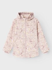 Детская куртка Name It 13225082*01, серо-розовая/белая, 5715504437218 цена и информация | Куртки, пальто для девочек | kaup24.ee