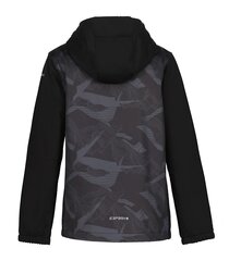 Icepeak детская куртка софтшелл Kingwood 51895-5*990, черный/серый 6438568103958 цена и информация | Куртки для мальчиков | kaup24.ee