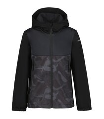 Icepeak детская куртка софтшелл Kingwood 51895-5*990, черный/серый 6438568103958 цена и информация | Куртки для мальчиков | kaup24.ee