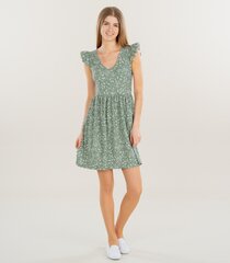ONLY женское платье 15319503*02, зелёный/белый 5715517241543 цена и информация | Платья | kaup24.ee
