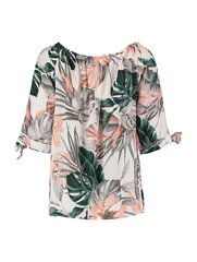 Hailys женская блузка Lotty PL*3161, белый/зелёный 4067218803584 цена и информация | Женские блузки, рубашки | kaup24.ee