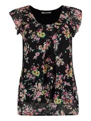 Hailys женская блузка Nellie Top*22, черный/розовый 4067218542438 цена и информация | Женские блузки, рубашки | kaup24.ee