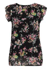 Hailys женская блузка Nellie Top*22, черный/розовый 4067218542438 цена и информация | Женские блузки, рубашки | kaup24.ee