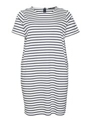 Vero Moda женское платье 10307337*02, белый/тёмно-синий 5715515096428 цена и информация | Платья | kaup24.ee