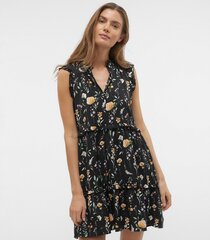 Vero Moda женское платье 10303765*01, черный/желтый 5715514051510 цена и информация | Платья | kaup24.ee