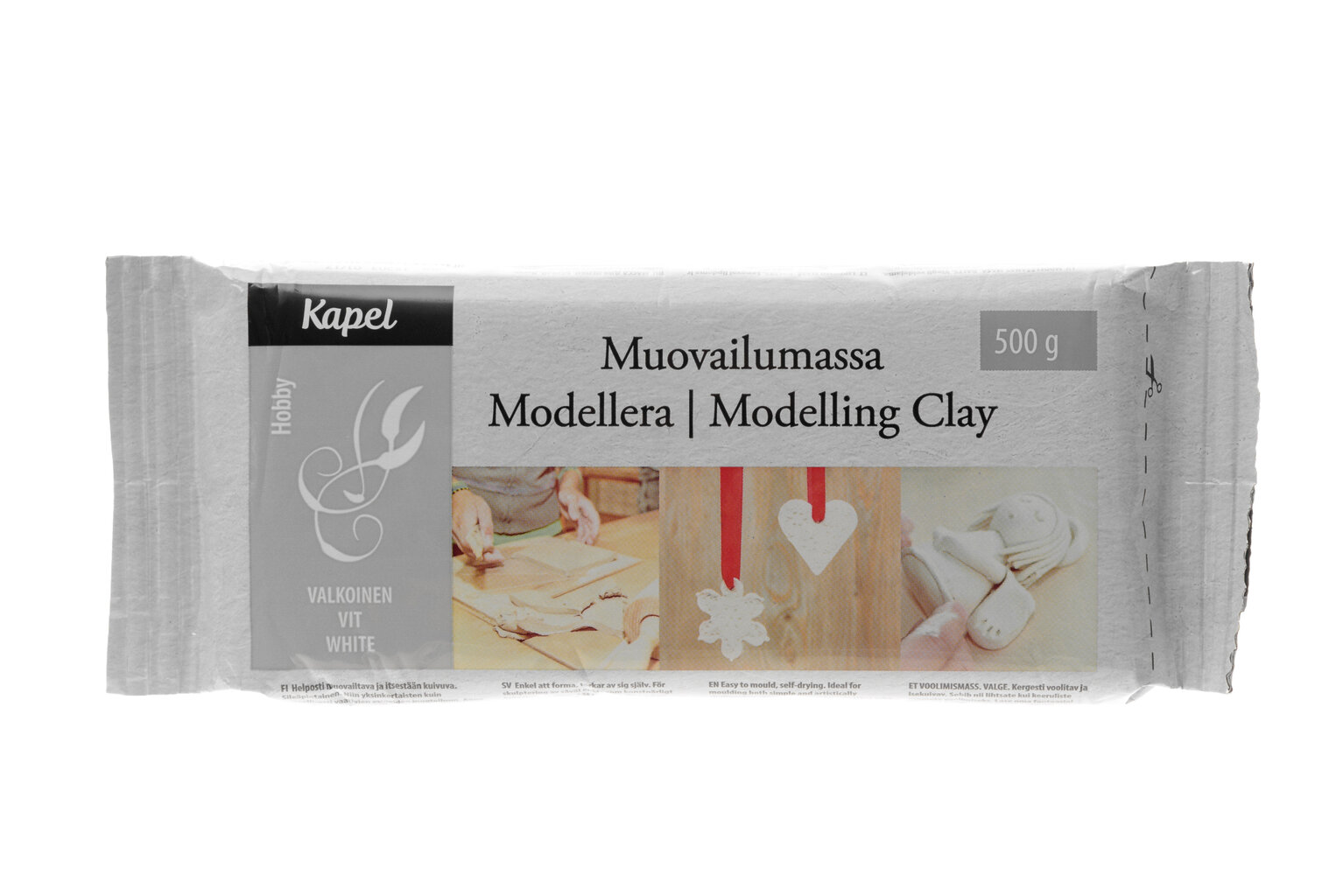 Modelleerimissavi Kape Hobby 500 g, valge hind ja info | Kunstitarbed, voolimise tarvikud | kaup24.ee