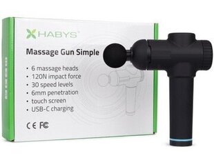 Massaažipüstol Habys Massage Gun цена и информация | Массажеры | kaup24.ee