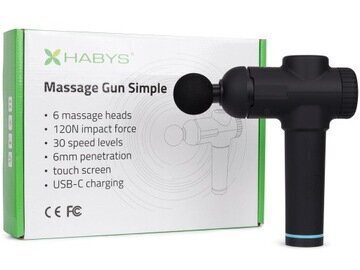 Massaažipüstol Habys Massage Gun hind ja info | Massaažiseadmed | kaup24.ee