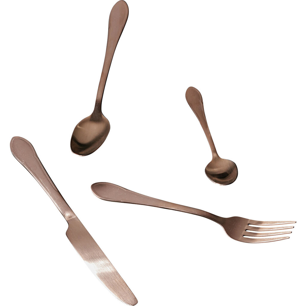 Söögiriistade komplekt "Cucina", Copper Matt, 16 tk цена и информация | Söögiriistad | kaup24.ee