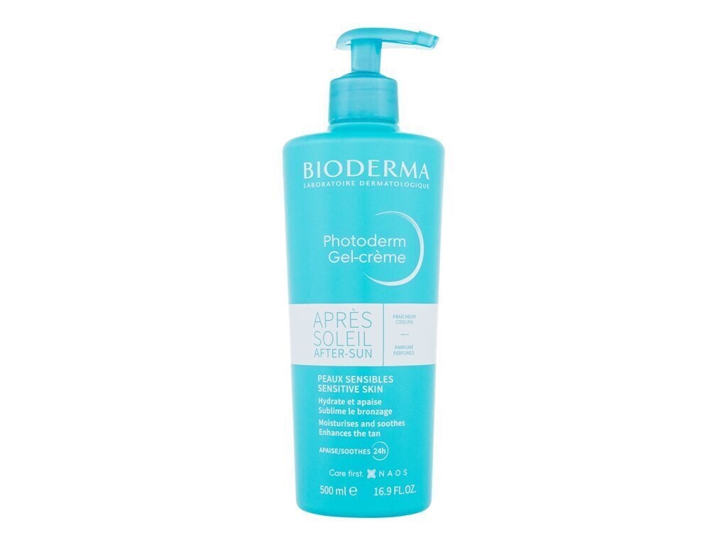 Päikesekaitsekreem Bioderma Photoderm After-Sun Gel-Cream After Sun Care, 500 ml цена и информация | Päikesekreemid | kaup24.ee