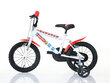 Poiste jalgratas Bimbo Bike 14", valge/punane цена и информация | Jalgrattad | kaup24.ee