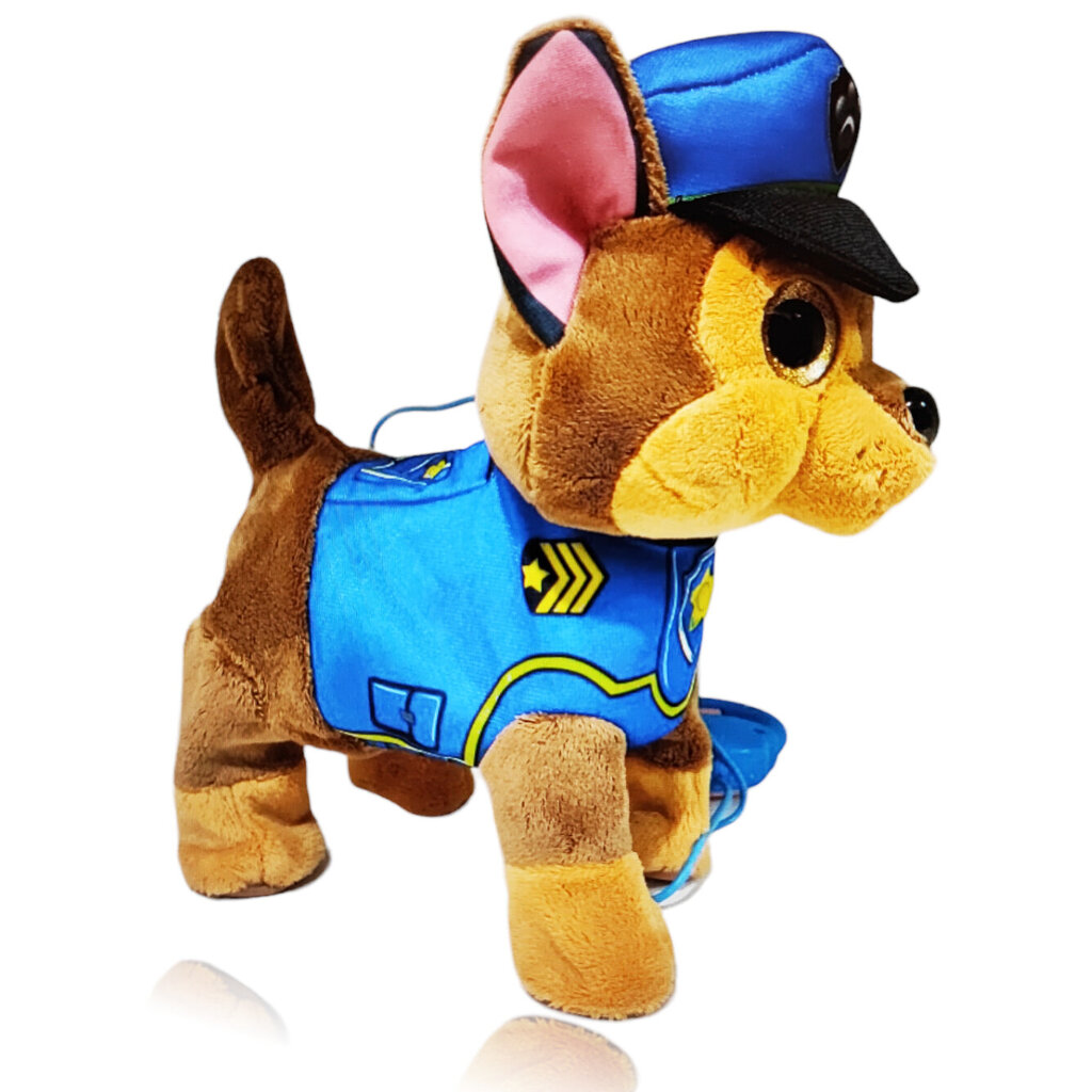 Käpapatrull Chase kõndiv koer patareidega 3xAA цена и информация | Pehmed mänguasjad | kaup24.ee