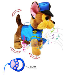 Käpapatrull Chase kõndiv koer patareidega 3xAA hind ja info | Pehmed mänguasjad | kaup24.ee