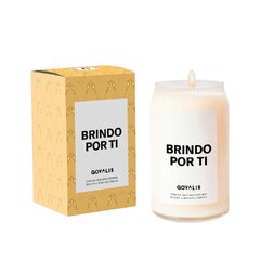 Ароматизированная свеча GOVALIS Brindo por ti (500 g) цена и информация | Свечи, подсвечники | kaup24.ee