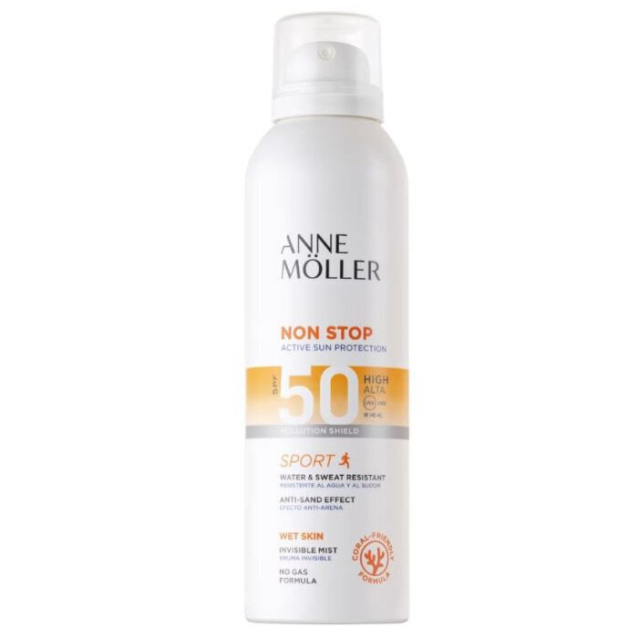 Päikeskreem Anne Moller Non Stop Invisible Body Mist Spf50, 150 ml цена и информация | Päikesekreemid | kaup24.ee