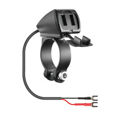 USB-laadija mootorrattale Optiline Double цена и информация | Зарядные устройства для телефонов | kaup24.ee