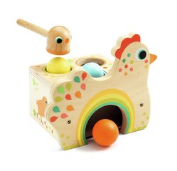 Toksimise mänguasi - Kana, Djeco DJ06305 hind ja info | Imikute mänguasjad | kaup24.ee