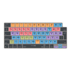 JCPal VerSkin силиконовая накладка для клавиатуры с комбинациями клавиш Avid Pro Tools цена и информация | Клавиатура с игровой мышью 3GO COMBODRILEW2 USB ES | kaup24.ee