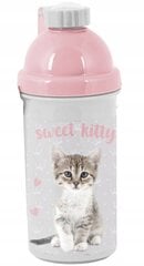 Joogi- ja hommikusöögikarbi komplekt Paso Kitten, 500ml цена и информация | Бутылки для воды | kaup24.ee