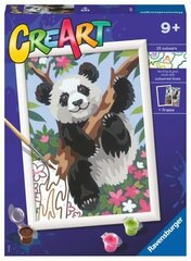CreArt Lastele Panda цена и информация | Живопись по номерам | kaup24.ee