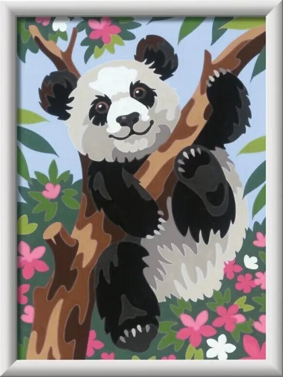 CreArt Lastele Panda hind ja info | Maalid numbri järgi | kaup24.ee