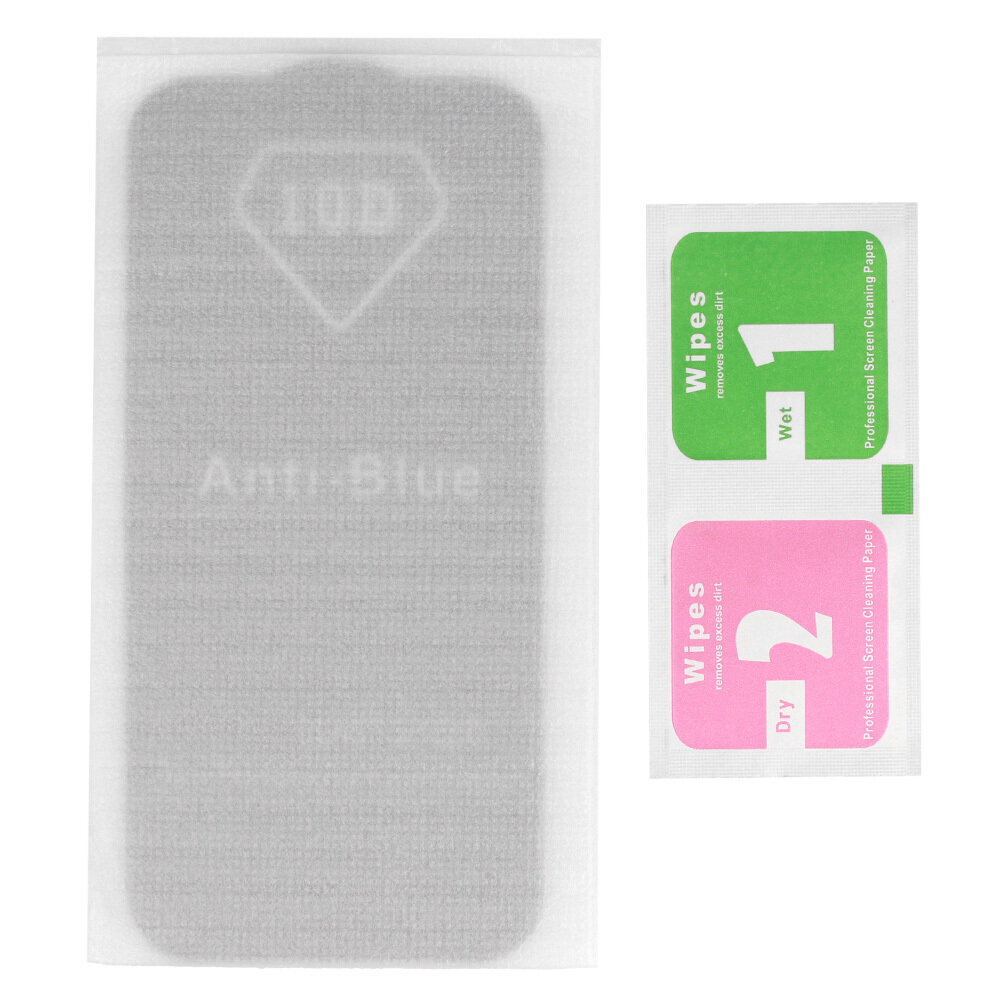 Karastatud klaasist Anti-Blue täisliim Xiaomi Redmi 9A jaoks hind ja info | Ekraani kaitsekiled | kaup24.ee