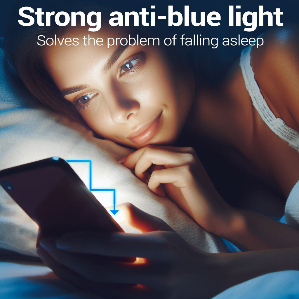 Karastatud klaasist Anti-Blue täisliim Samsung Galaxy A23 4G/5G jaoks цена и информация | Ekraani kaitsekiled | kaup24.ee