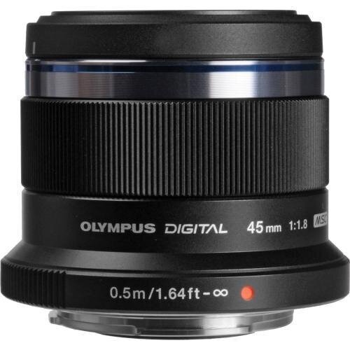 Olympus M.Zuiko Digital 45mm f/1.8 Must hind ja info | Objektiivid | kaup24.ee