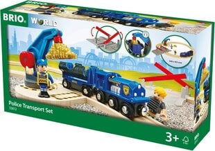 Komplekt Brio Politsei transport, 33812 hind ja info | Poiste mänguasjad | kaup24.ee