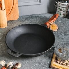 Чугунная сковорода, 26 см. цена и информация | Cковородки | kaup24.ee