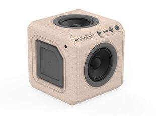 Allocacoc Kaasaskantav juhtmevaba kõlar AudioCube BT Wood Edition цена и информация | Аудиоколонки | kaup24.ee