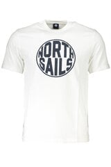 T-särk meestele North Sails, valge hind ja info | Meeste T-särgid | kaup24.ee