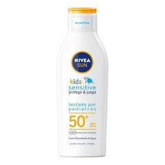 Päikesekreem Nivea Protect&Sensitive Kids 200 ml Spf 50 hind ja info | Päikesekreemid | kaup24.ee