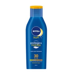 Päikesekreem Nivea Sun Moisturizing Sun Lotion SPF30, 200 ml hind ja info | Päikesekreemid | kaup24.ee