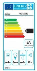 Amica OMC6241I цена и информация | Вытяжки на кухню | kaup24.ee