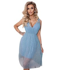 Женское платье Abito Moda 230111 01 230111*01-ONE, голубое цена и информация | Платья | kaup24.ee